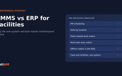 CMMS vs ERP for Facilities: Why the One-System Decision Backfires